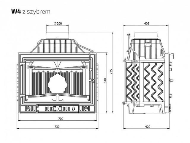 Kawmet W4 с шибером