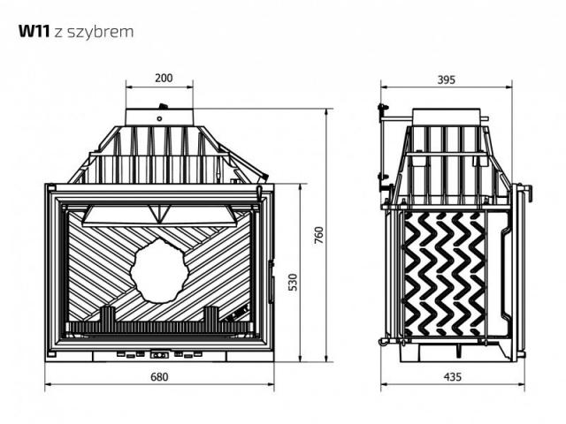 Kawmet W11 с шибером