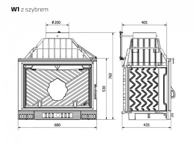 Kawmet W2 с шибером