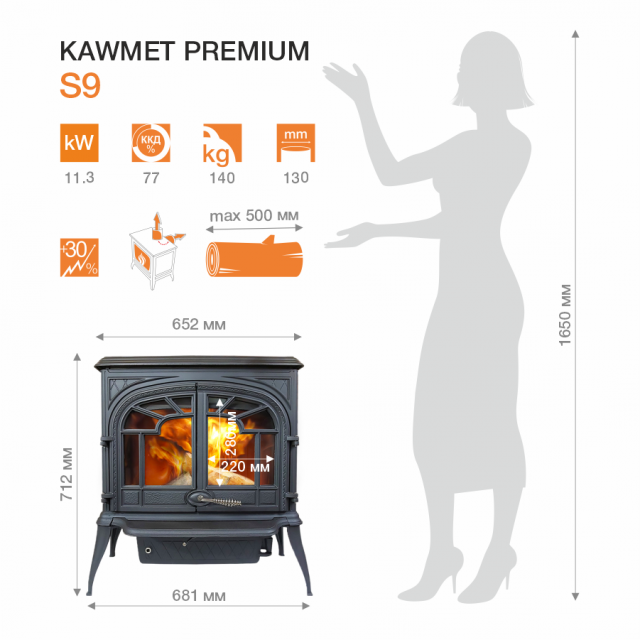 Kawmet Premium S9 (11,3 кВт)