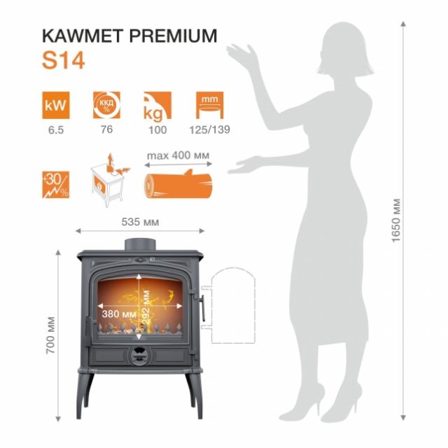 Kawmet Premium S14 (6,5 кВт)