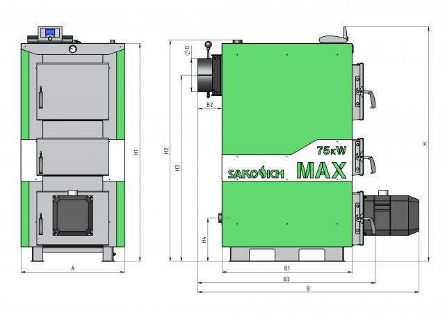 SAKOVICH PELLET MAX 50 кВт SAKOVICH PELLET MAX 50 кВт