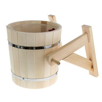Обливное устройство с пластиковой вставкой, 10 л (липа)