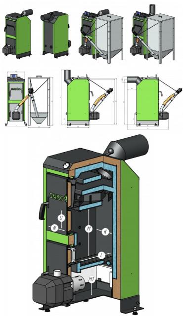 SAKOVICH PELLET UNIVERSAL 26 кВт